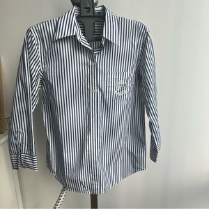 Ralph Lauren Blue+White Shirt